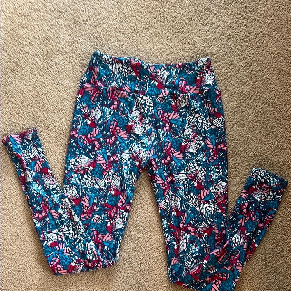 Lularoe butterfly Print Leggings